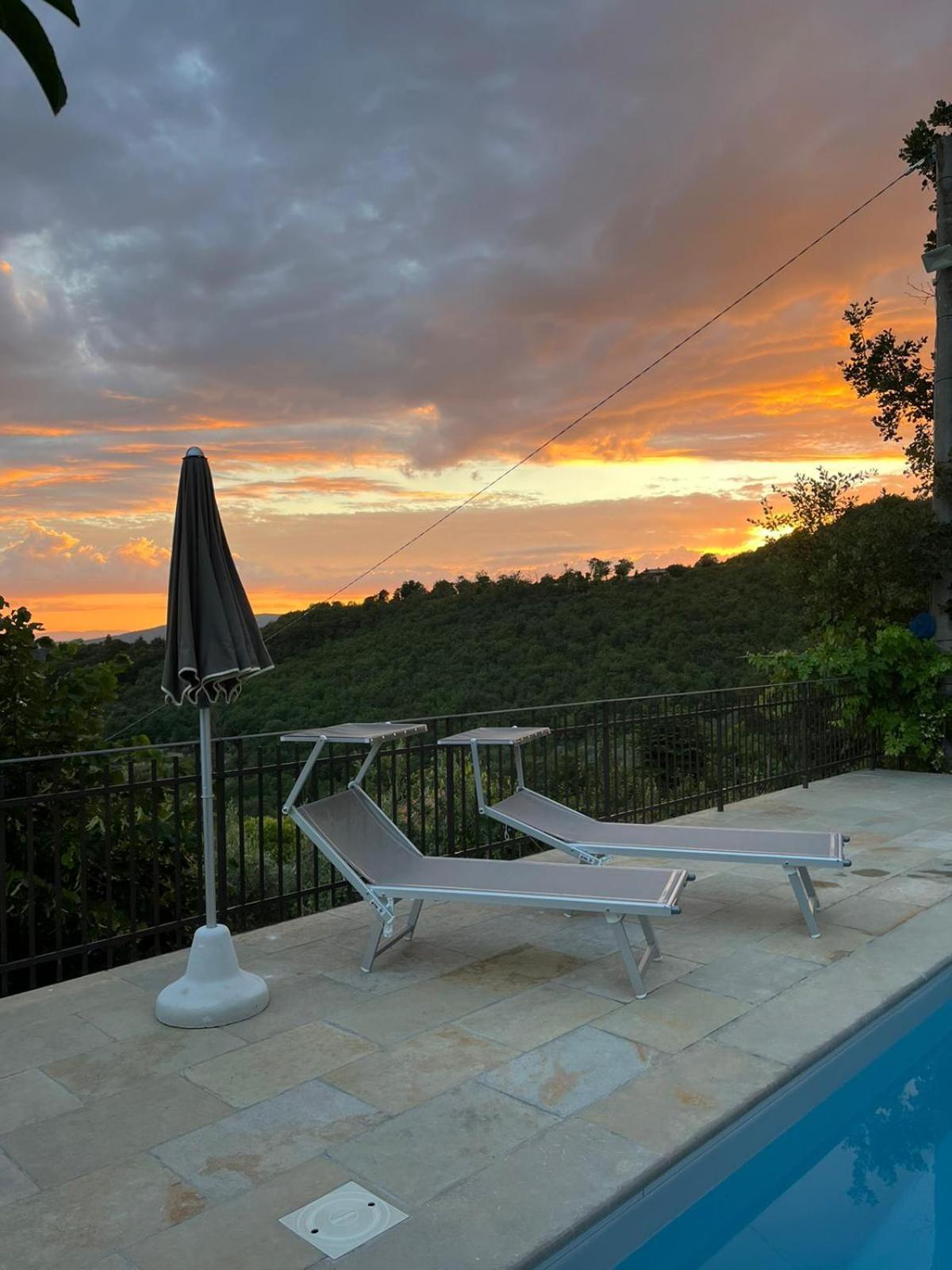 Vila Casa Renacci Subbiano Exteriér fotografie